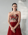 Rosabella Crimson Gown