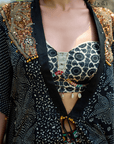 Boho Bandhani Ensemble - Black