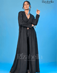 Black Rose 3-Piece Co-ord Set with Lace Jacket