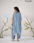 Ornate Azure Kaftan