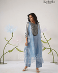 Ornate Azure Kaftan