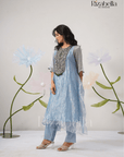 Ornate Azure Kaftan