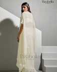 3 PCS bust, drappe skirt with heavy dupatta