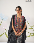 Midnight Muse Embroidered Kaftan Set