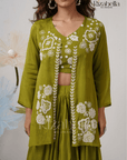 Threaded Florals Flow with 3 pc set