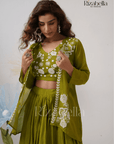 Threaded Florals Flow with 3 pc set