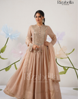 Floor-Length Anarkali with Zari Embroidery
