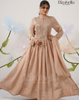 Floor-Length Anarkali with Zari Embroidery