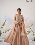 Floor-Length Anarkali with Zari Embroidery