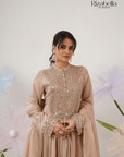 Floor-Length Anarkali with Zari Embroidery