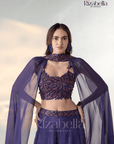 Regal Iris 3 PCS cape style with leaf work