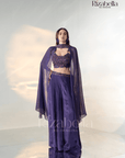 Regal Iris 3 PCS cape style with leaf work