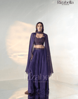 Regal Iris 3 PCS cape style with leaf work