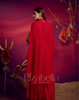 Royal zardosi skirt ensemble cape