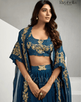 Royal zardosi 3 pc skirt ensemble