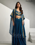Royal zardosi 3 pc skirt ensemble