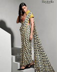 Rajwada Bloom Printed Saree