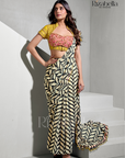 Rajwada Bloom Printed Saree