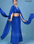 Azure Noor Cape drape Set