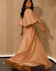 Nomad Luxe Cape Gown Brown