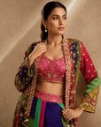 Rizabella Noor Luxe Co-Ord WITH Jacket Set Pink