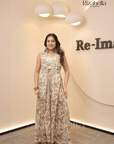 Belted Indo-Western Cape Set