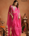 3 PCS dhoti style drape skirt