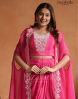 3 PCS dhoti style drape skirt