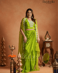 3 PCS dhoti style drape SET