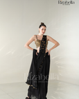 Ruby Noire Saree Set