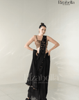 Ruby Noire Saree Set