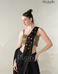 Ruby Noire Saree Set