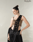 Ruby Noire Saree Set