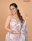Lavender Floral Lehenga