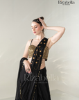 Ruby Noire Saree Set