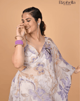 Lavender Floral Lehenga