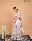 Lavender Floral Lehenga