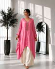 Embellished Kaftan Co-ord Set Pink