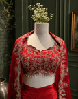 Blossom Cape Drape skirt Set