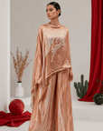 Desert Blush Peach Luxe Co-Ord Set