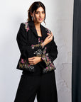 Timeless Embroiderd Blazer Set - Black