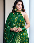 Bandhej Kurta Set