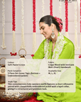 3 PCS jacket set with white Moti Handwork