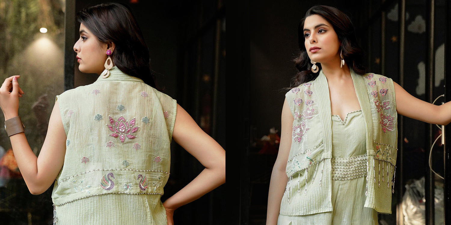 Effortless Elegance: How to Style the Embroidered Tassel Kaftan Set