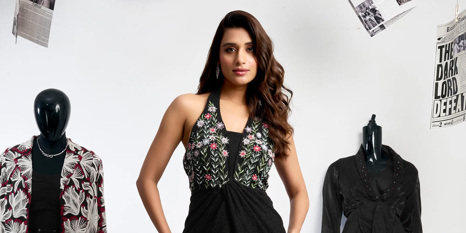 Bold Statements: Spotlight on the Embroidered Cape Palazzo Three‑Piece Sets