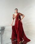 Noir Gulbahar Draped Saree
