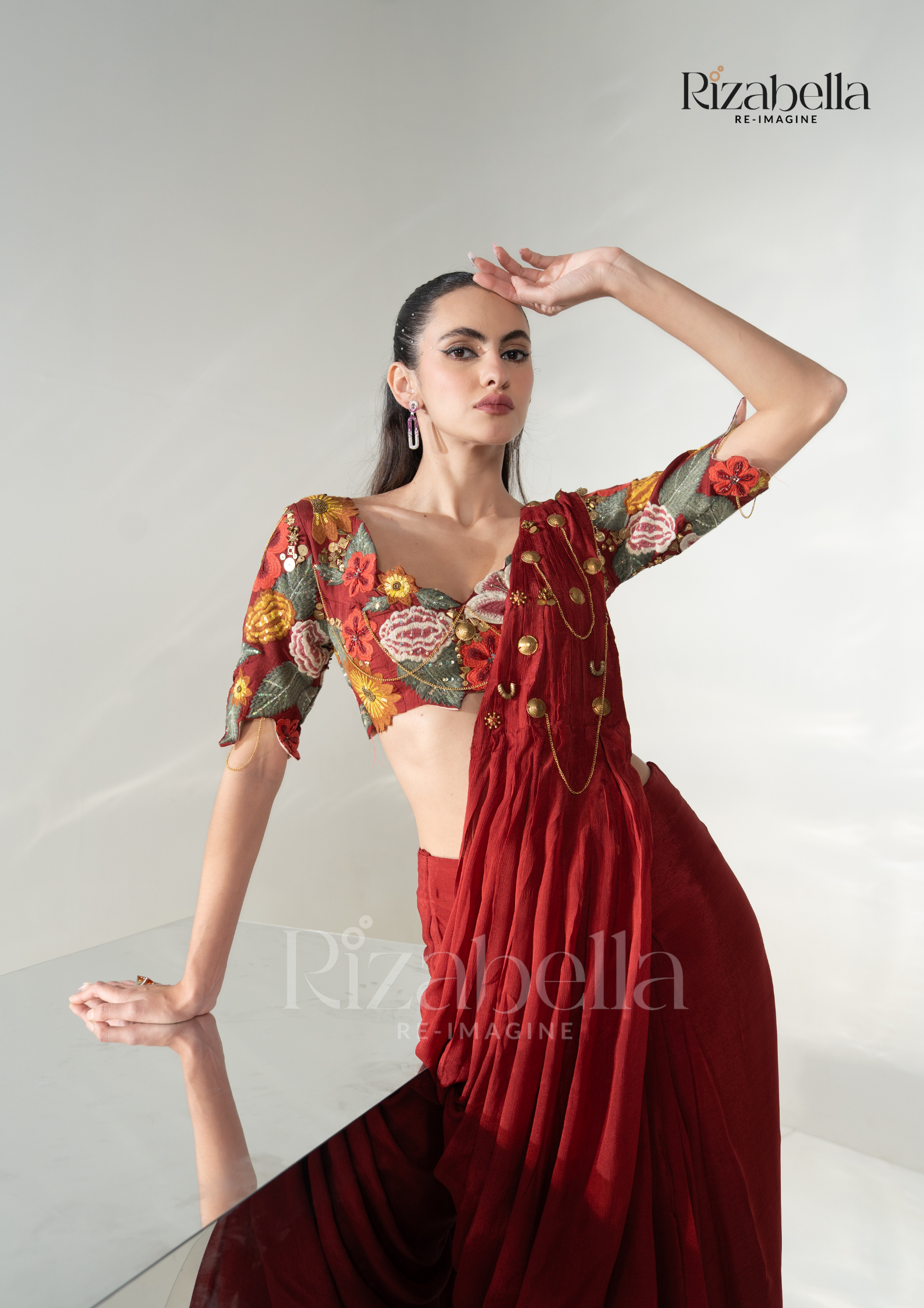 Noir Gulbahar Draped Saree