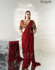 Noir Gulbahar Draped Saree