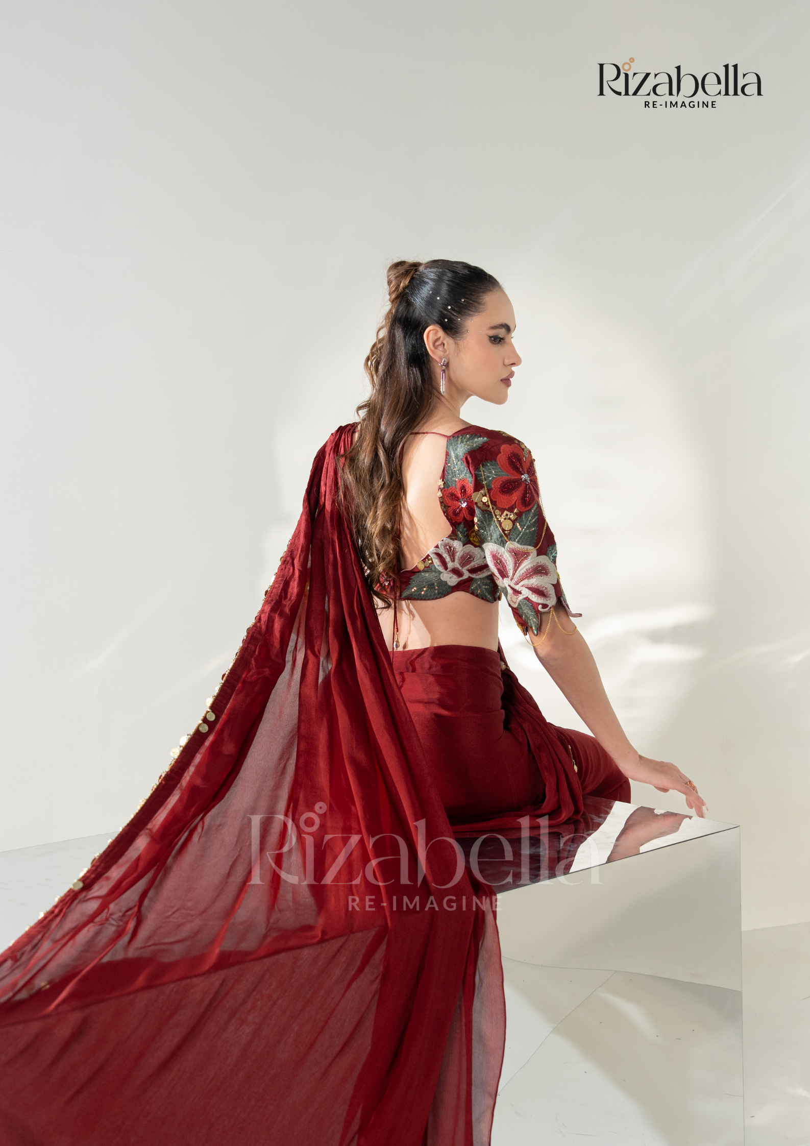 Noir Gulbahar Draped Saree