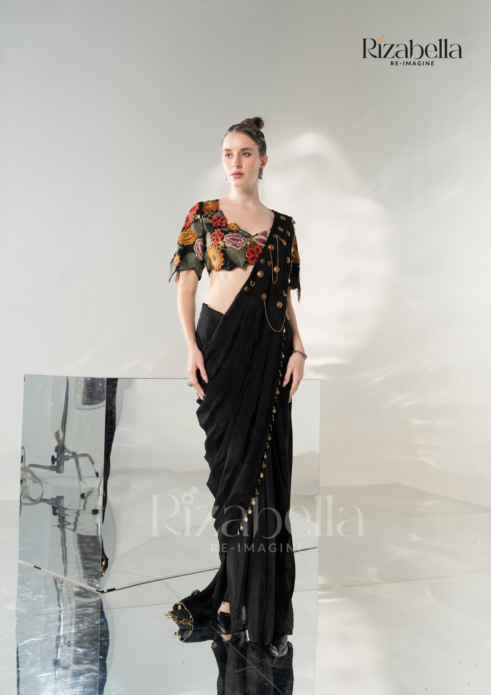 Noir Gulbahar Draped Saree
